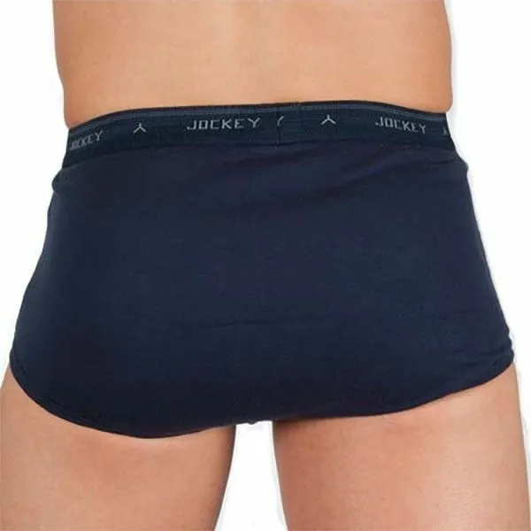 2 Pairs X Jockey Navy Y-Front Mens Underwear Briefs