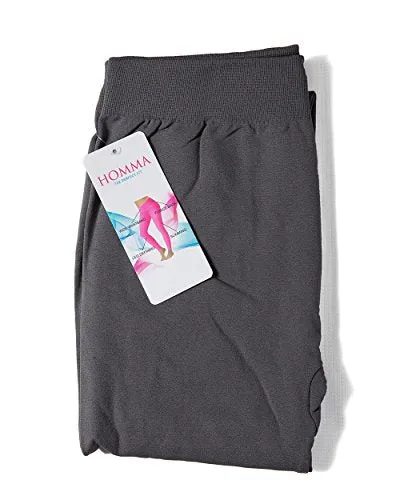 3-Pack Fleece Lined Thick Brushed Leggings by Homma (S/M/L, BLACK/NAVY/GREY)