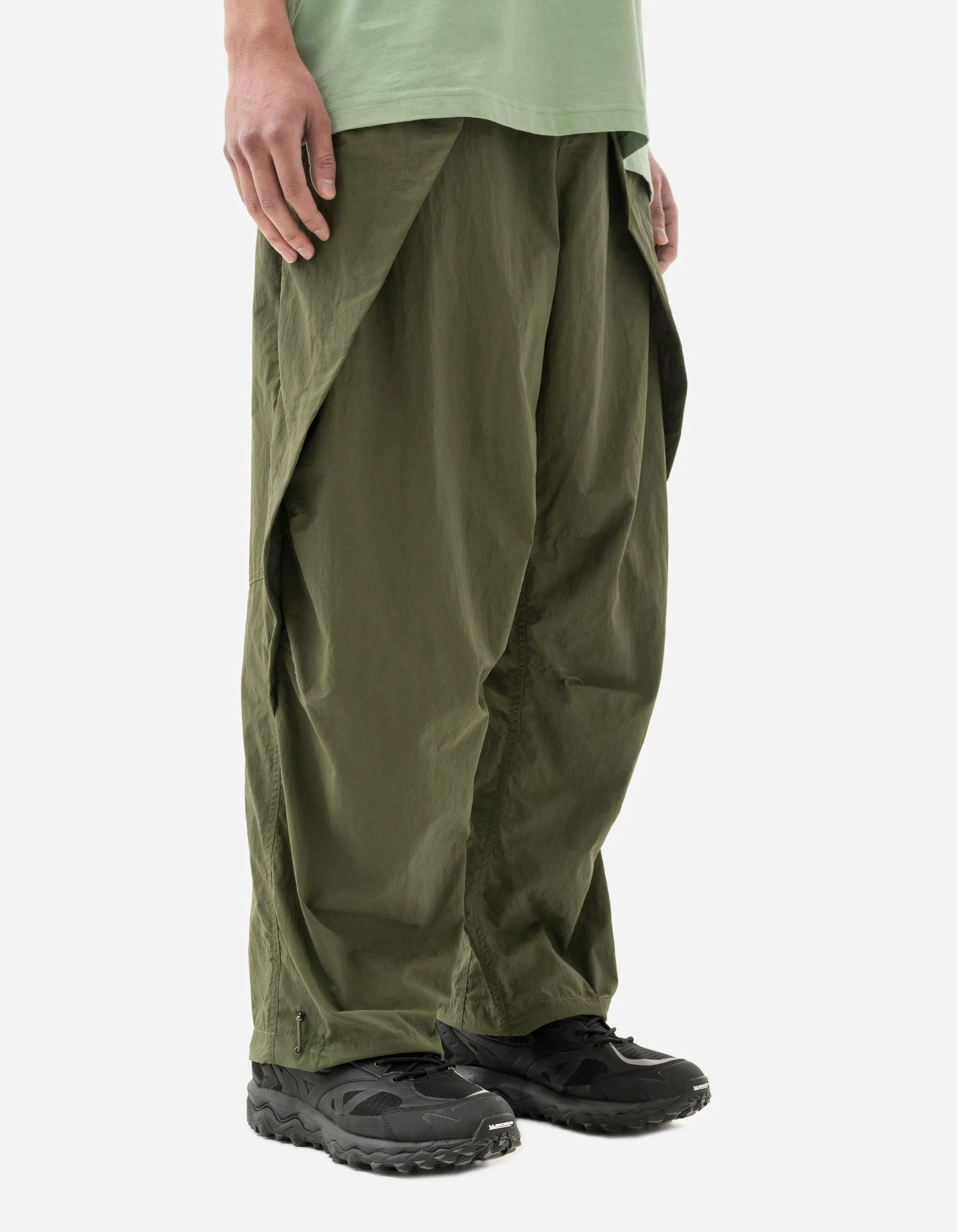 5042 Veg Dyed Hakama Track Pants Olive