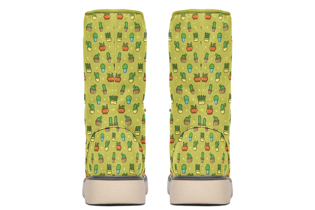 8 Bit Potted Plants Polar Vibe Boots