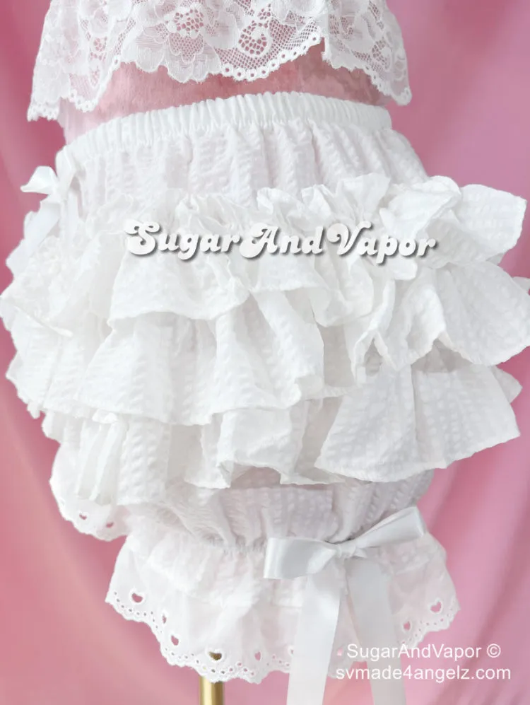 ANNA Lolita Flared Lace Mini Skirt (Skort)