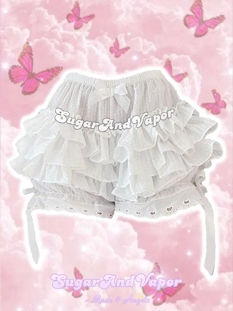 ANNA Lolita Flared Lace Mini Skirt (Skort)