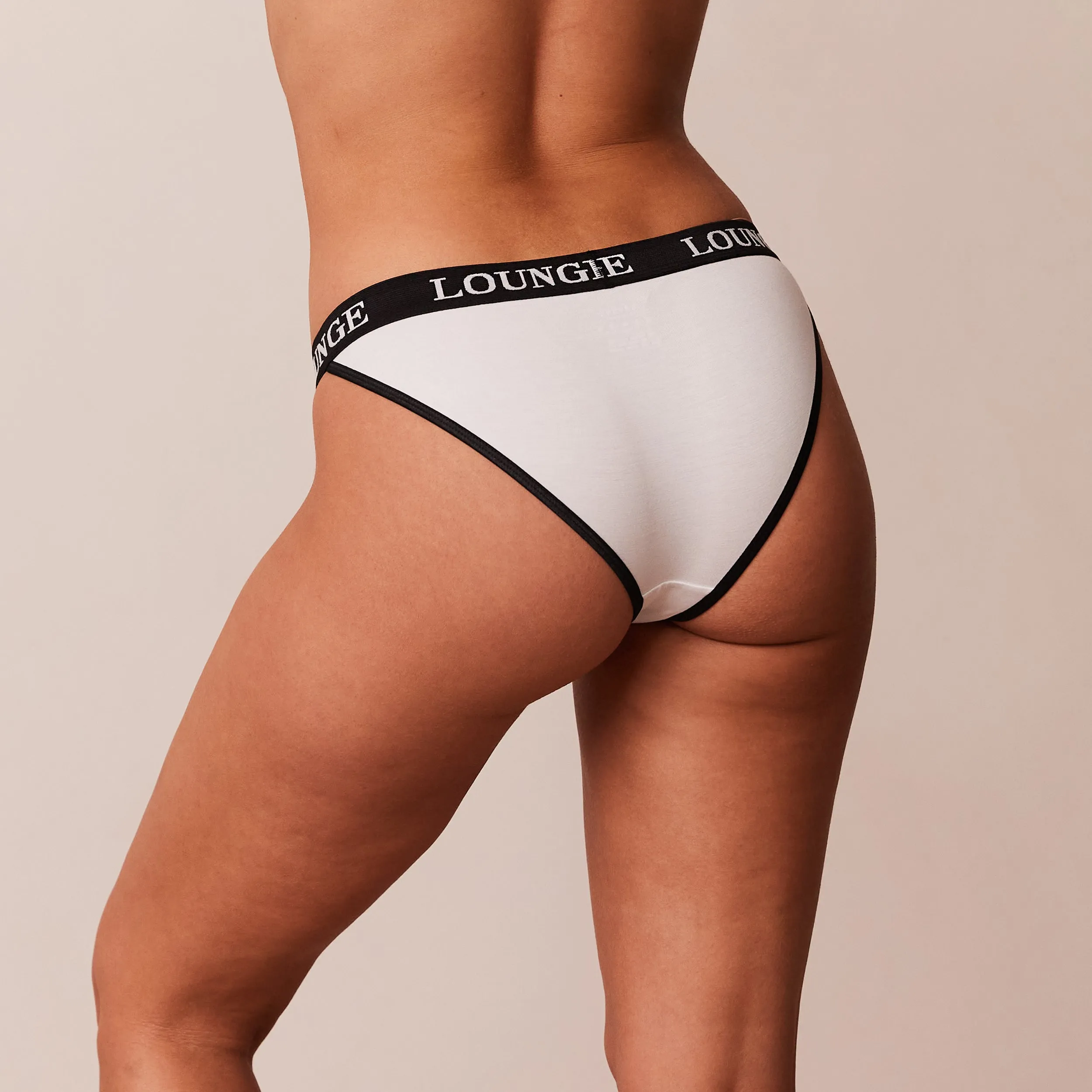 Bamboo Triangle Briefs - White