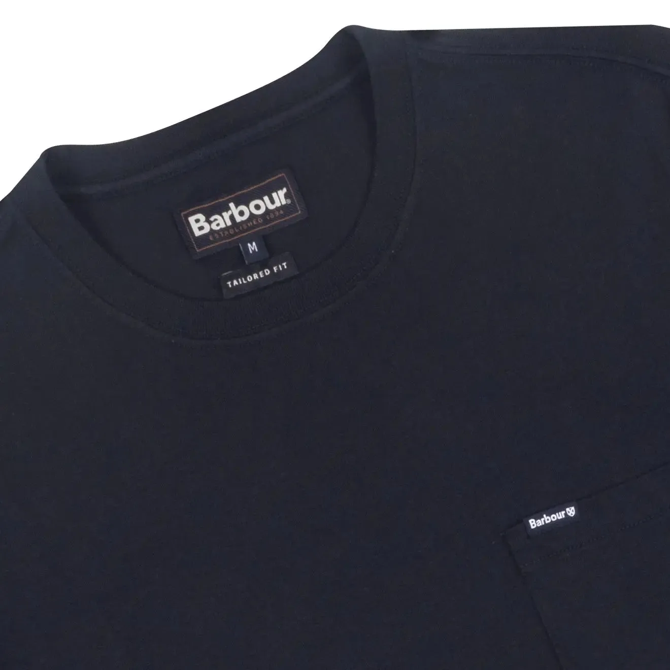 Barbour Logo Pocket T-Shirt Navy