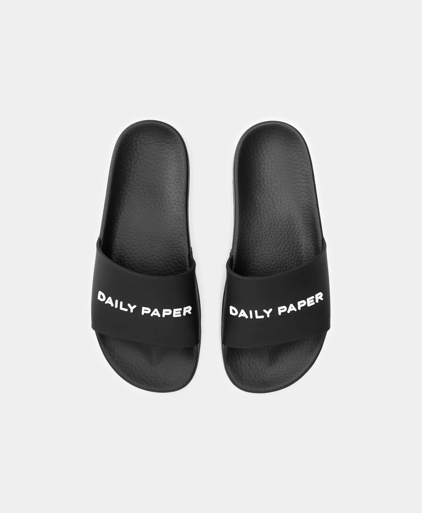 Black Reslider Logo Type Sandals