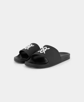 Black Reslider Sandals