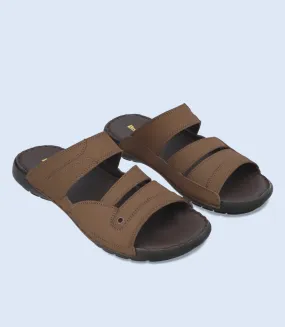 BM5665-BROWN-Men Slipper