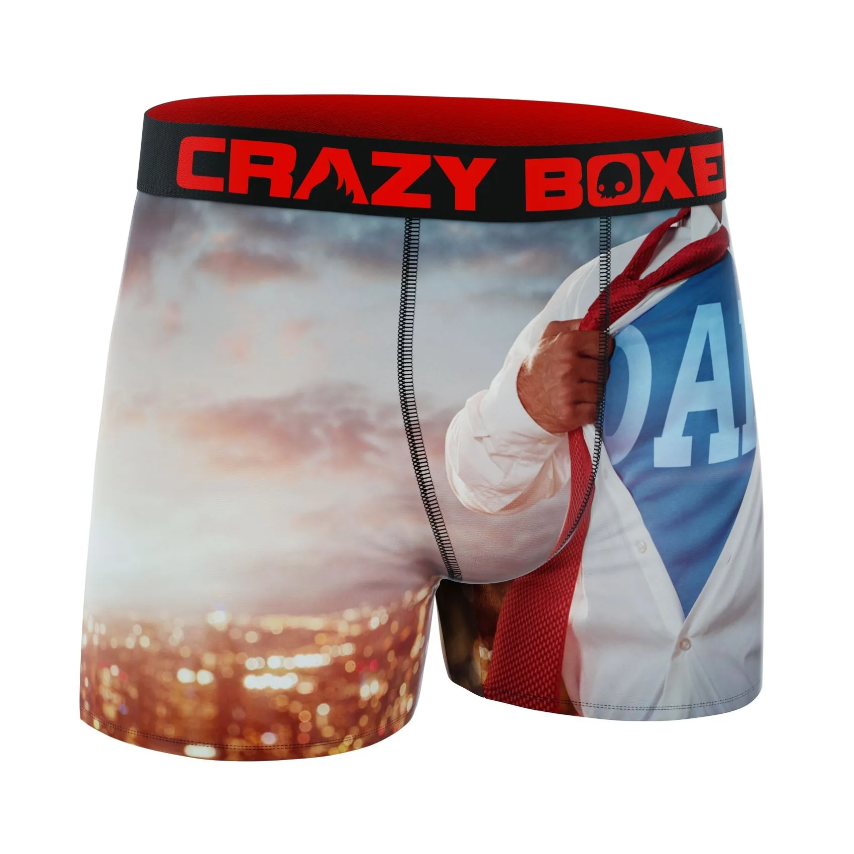 CRAZYBOXER Dad Men's Boxer Briefs