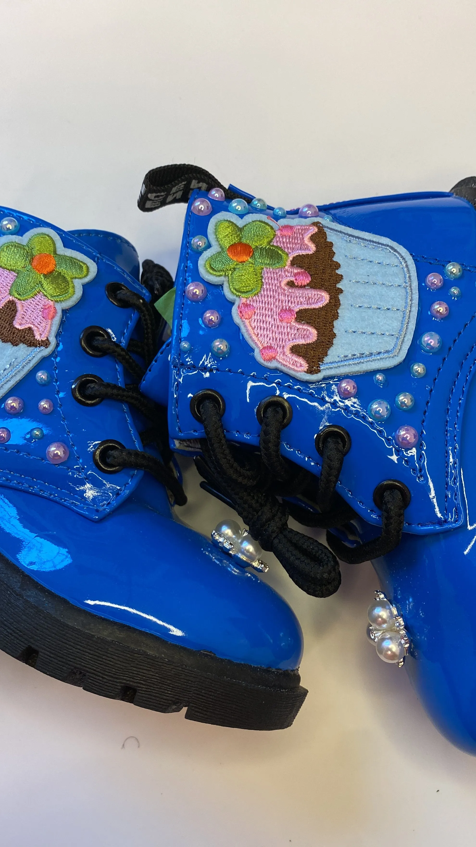 CUPCAKE BLUE STYLE BOOTS