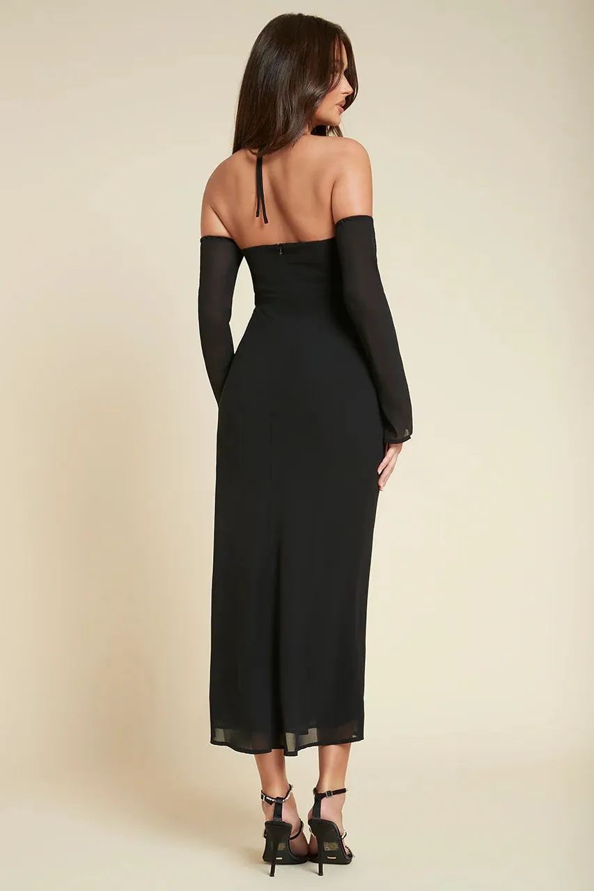 Desire Midi Dress - Black