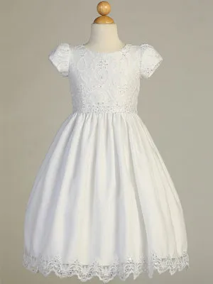 First Communion Gown with Sequins