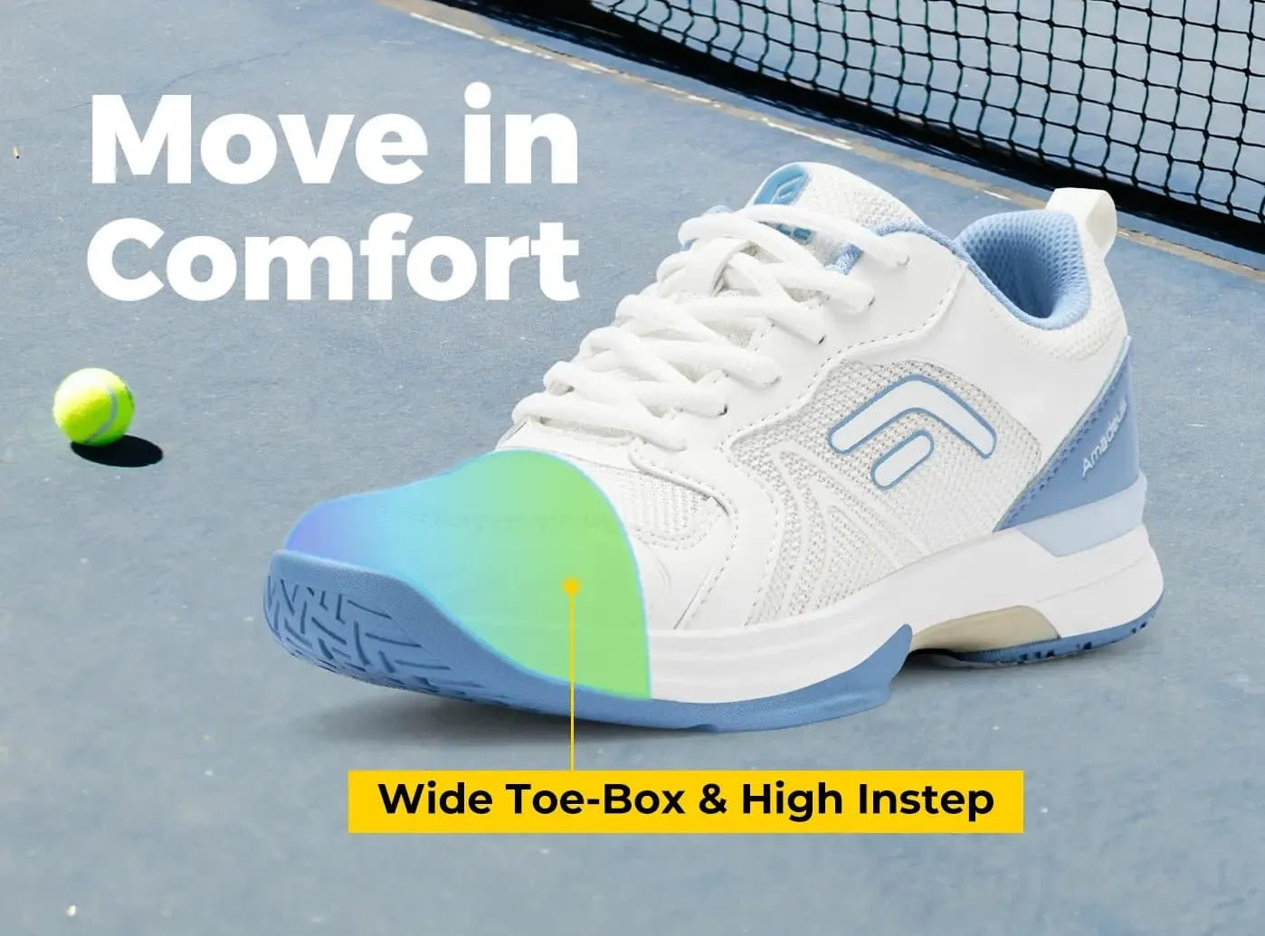 FitVille Women's Court Tennis Amadeus V6