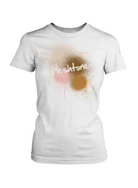 Fleshtone Spraypaint - Women's Fitted T-Shirt