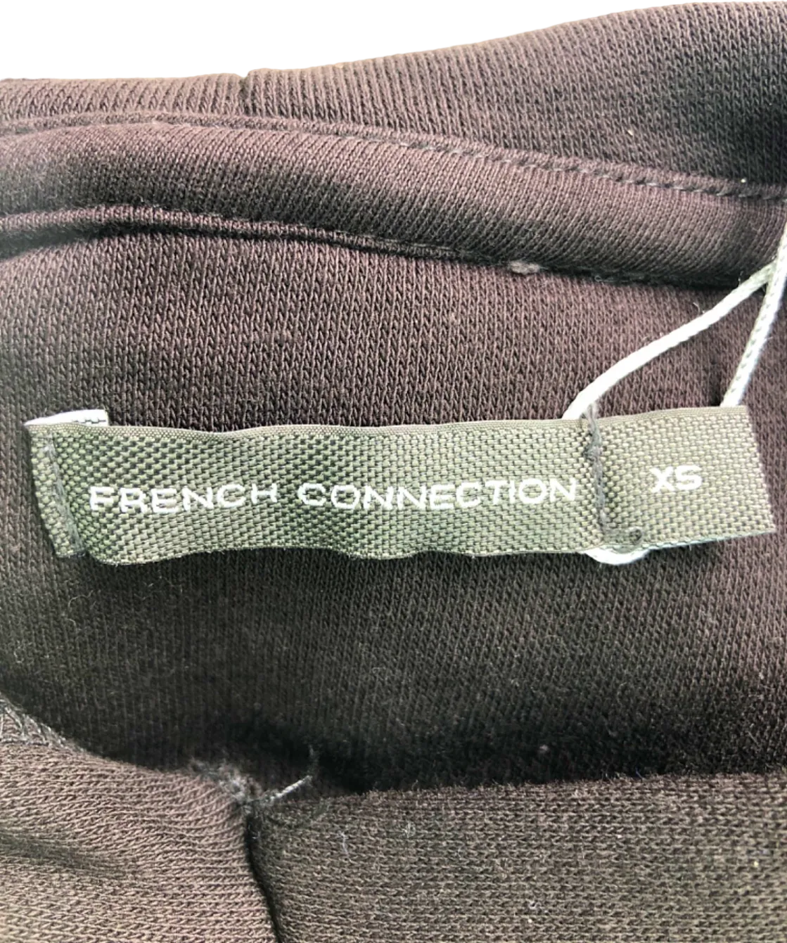 French Connection Black FC Sweat Dress XS UK Size