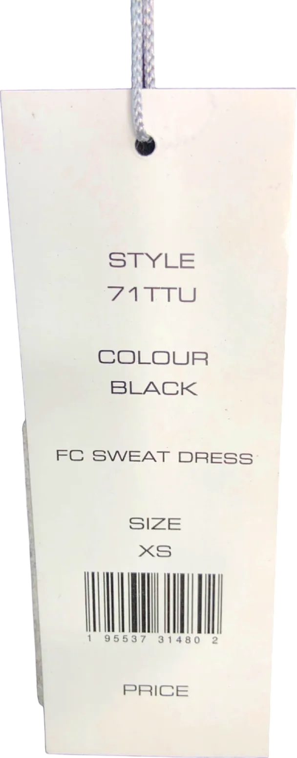 French Connection Black FC Sweat Dress XS UK Size