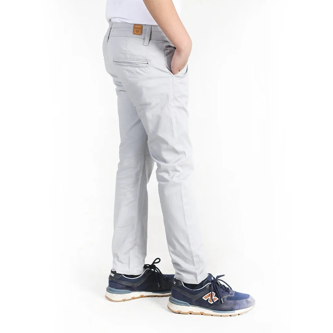 Gray Cross Pocket Pants