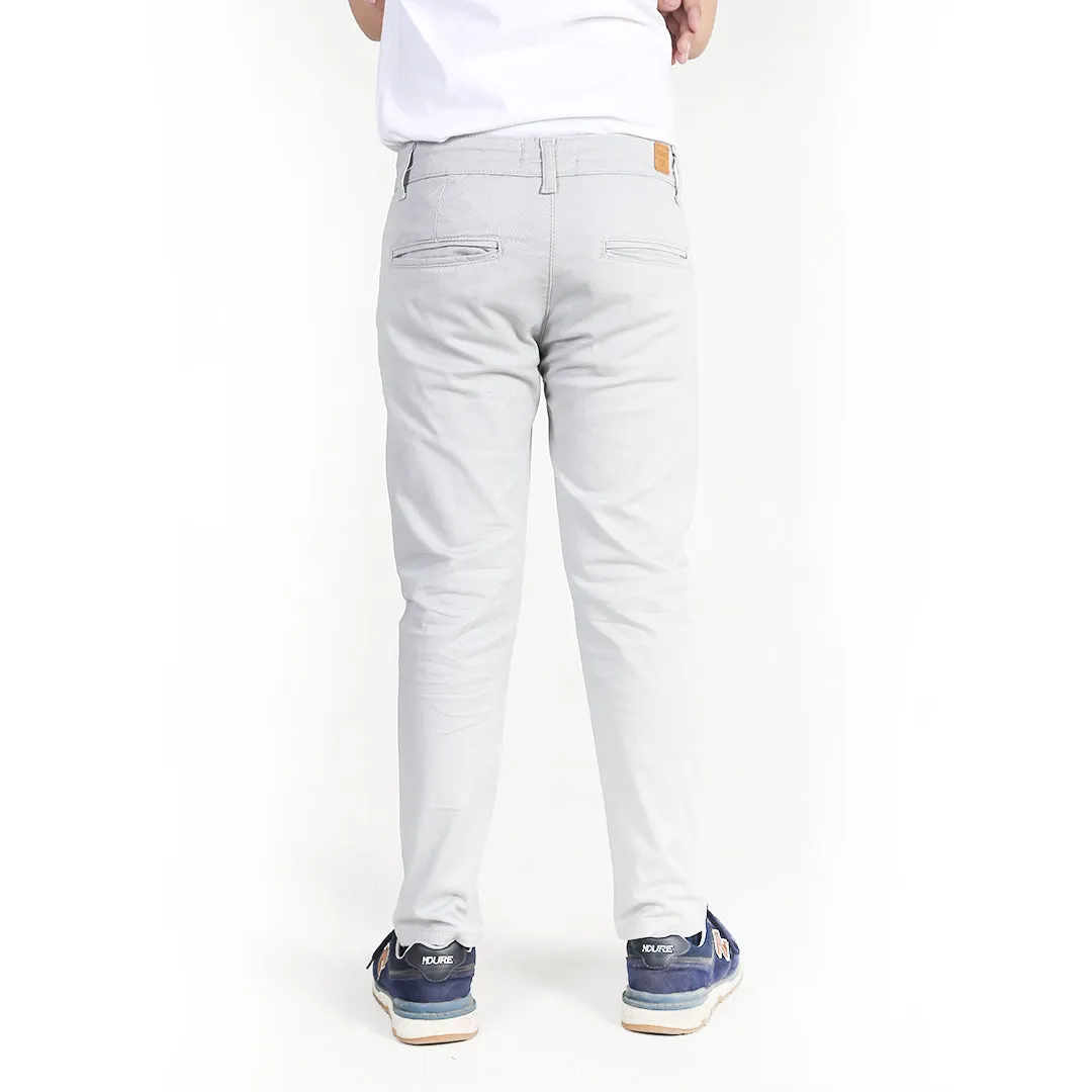 Gray Cross Pocket Pants