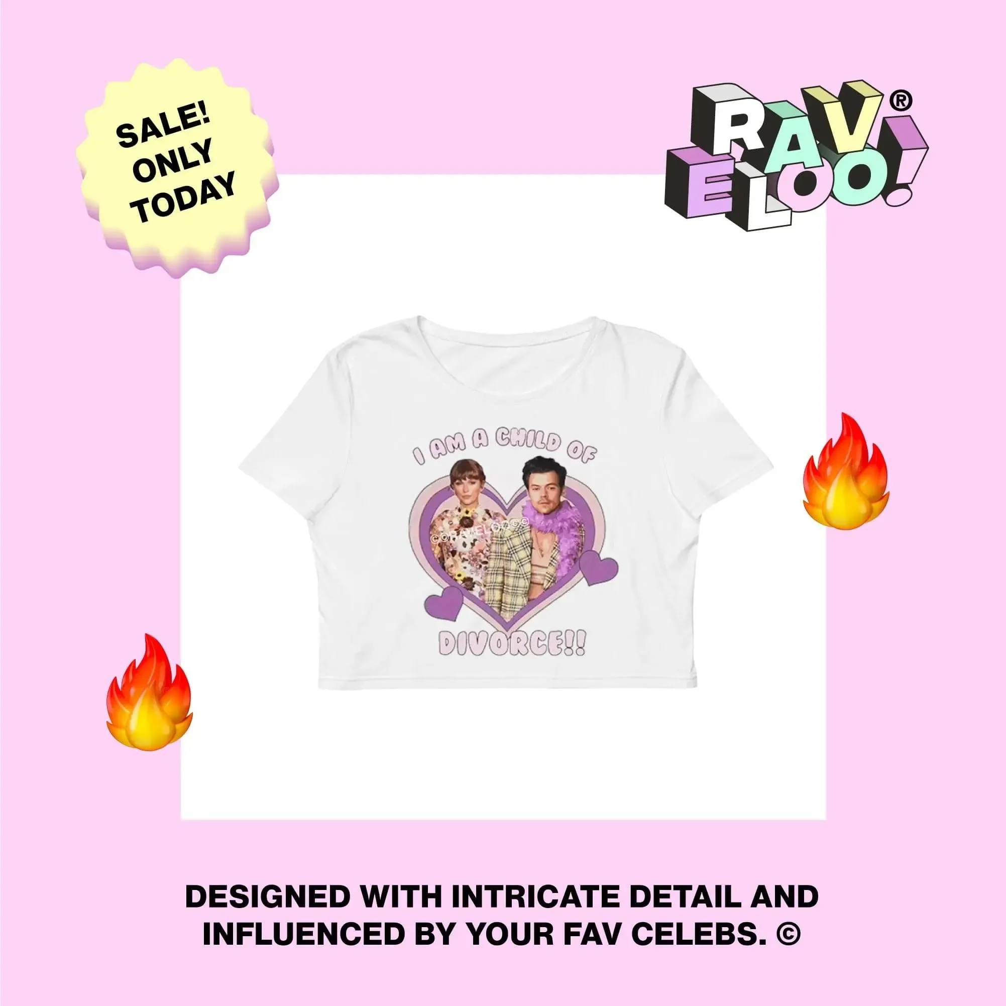 Haylor Shirt, I Am A Child of Divorce crop top