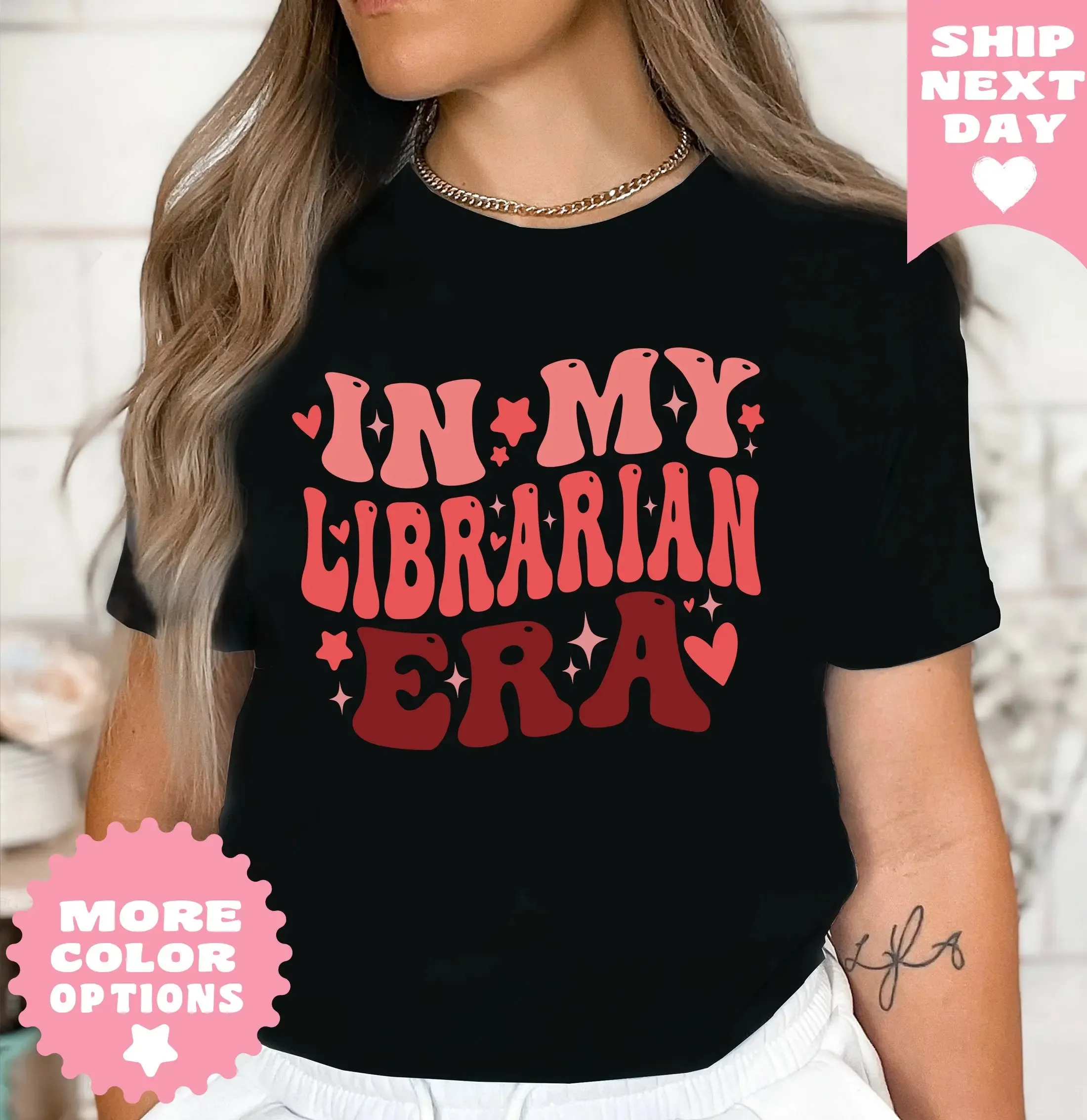 In My Librarian Era Shirt , Book Gift, Book Lover Gift, Bookish Gifts, Bookworm Gift, Book Nerd Gift, Book Club gift ,Book Shirt