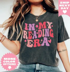 In My Reading Era groovy Shirt, Reading Shirt, Retro Bookish Shirt, Book Lovers Gift, Book Reader Shirt, Book Club Shirt