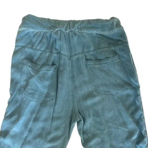 Jogger with lurex thread down side