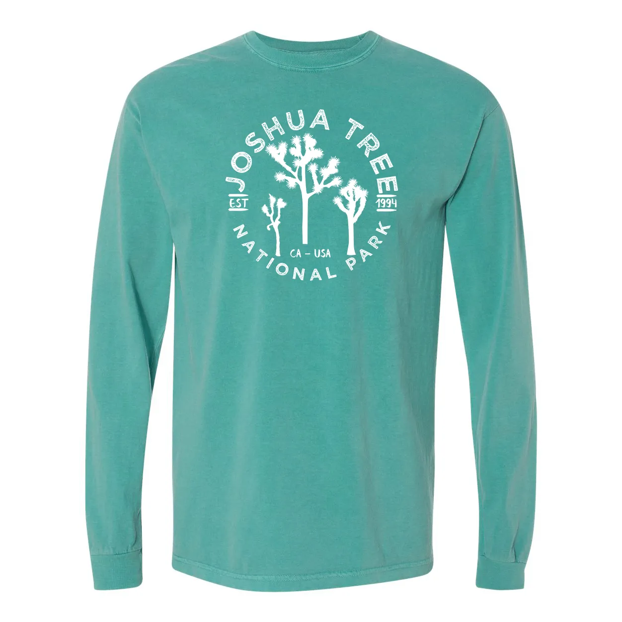 Joshua Tree National Park Comfort Colors Long Sleeve T Shirt