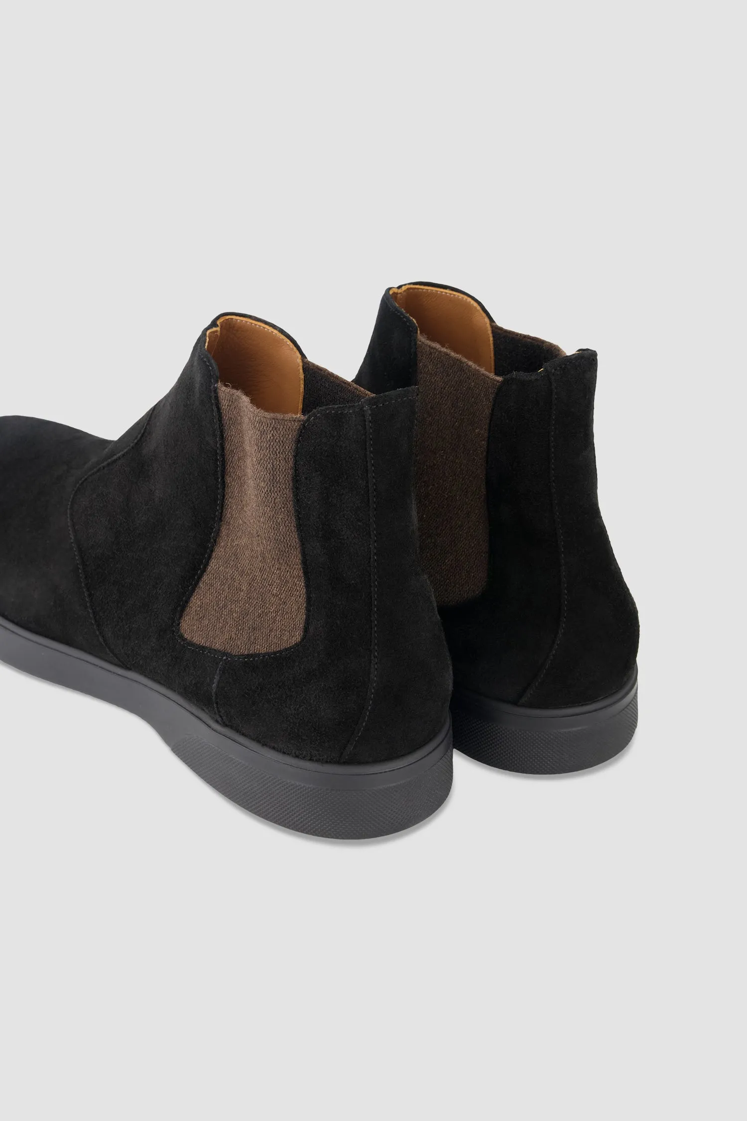 Kiton Black Ankle Boots