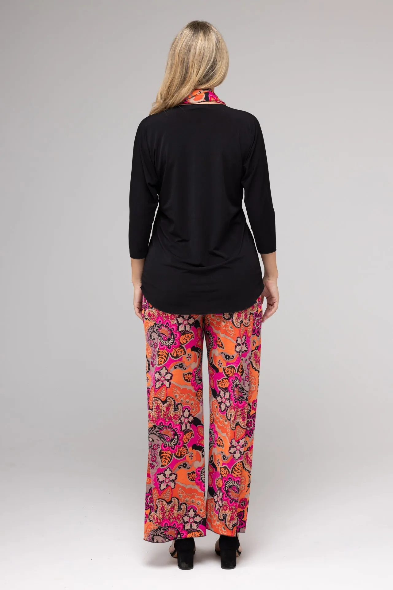 Kuta Wide Leg Jersey Palazzo Pants