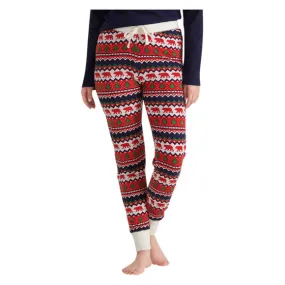 Little Blue House Fair Isle Bear Women's Sleep Leggings