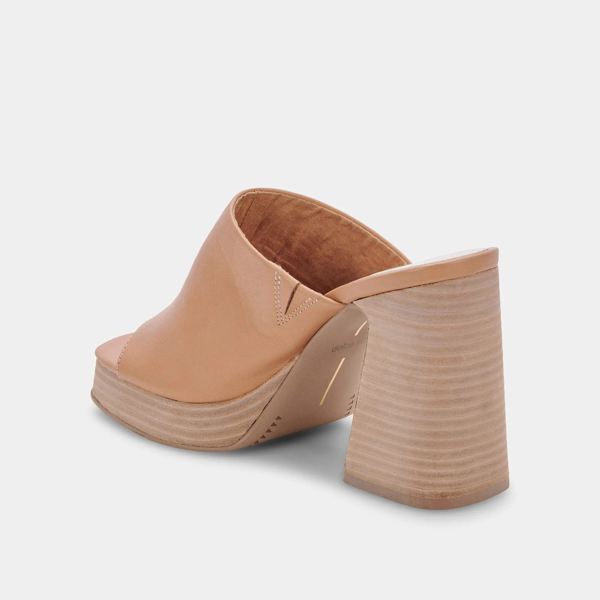 LUKAS HEELS SAND LEATHER