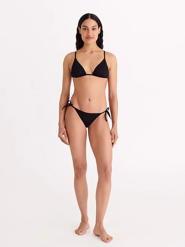 Malou Bikini Briefs in Noir