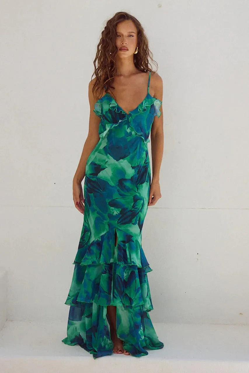 Namara Maxi Dress - Green