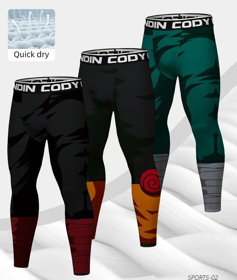 Naruto 'Rock Lee | 2.0' Elite Four Piece Compression Rash Guard Fight Set