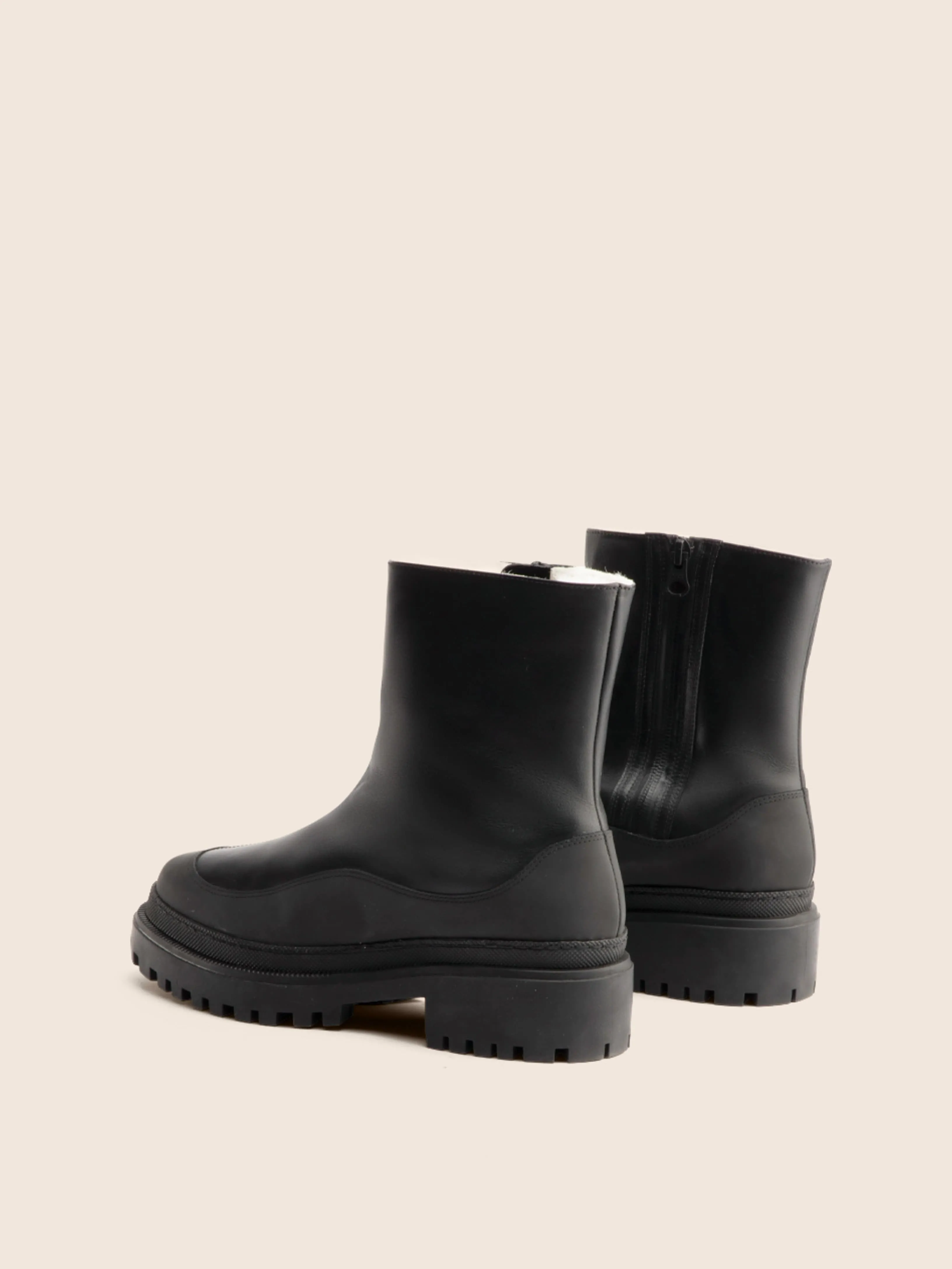 Nisa Black Winter Boot