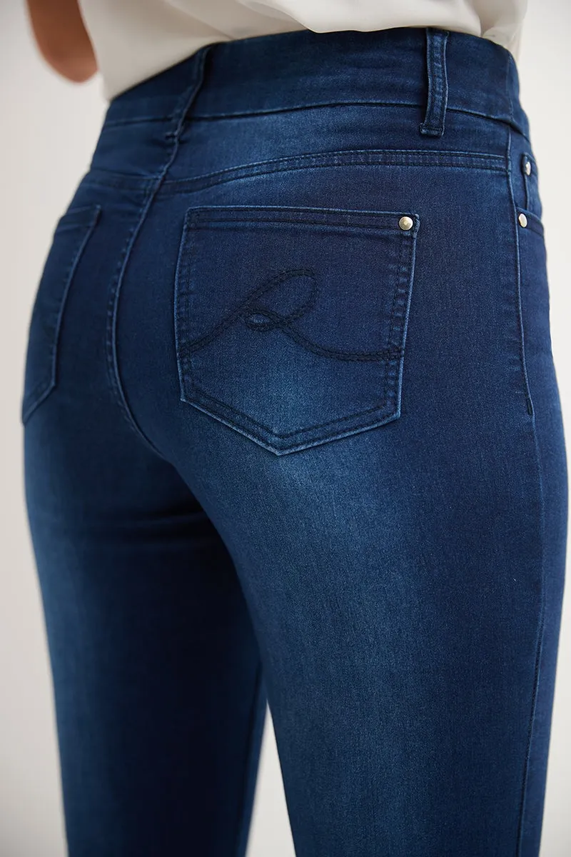 Pull-on Bootcut Jeans with real pockets