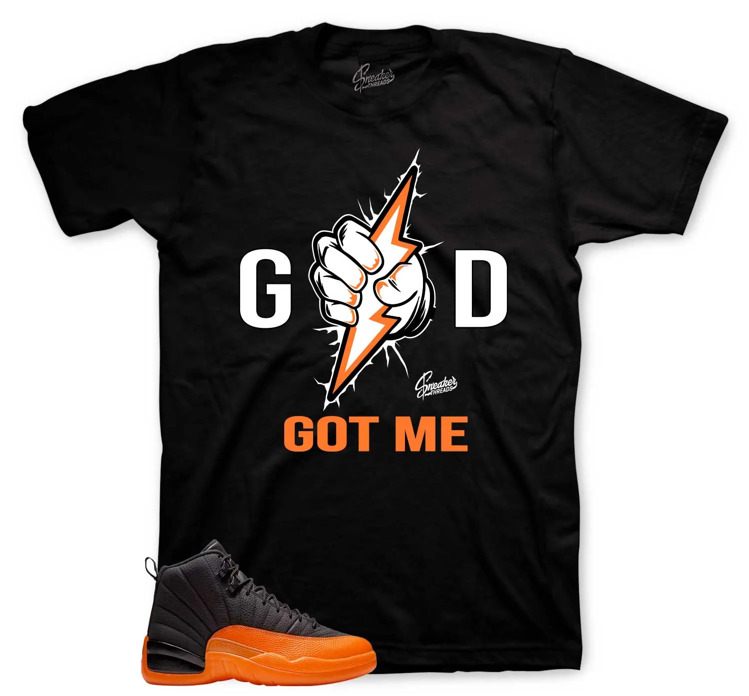 Retro 12 Brilliant Orange God Got Me Shirt