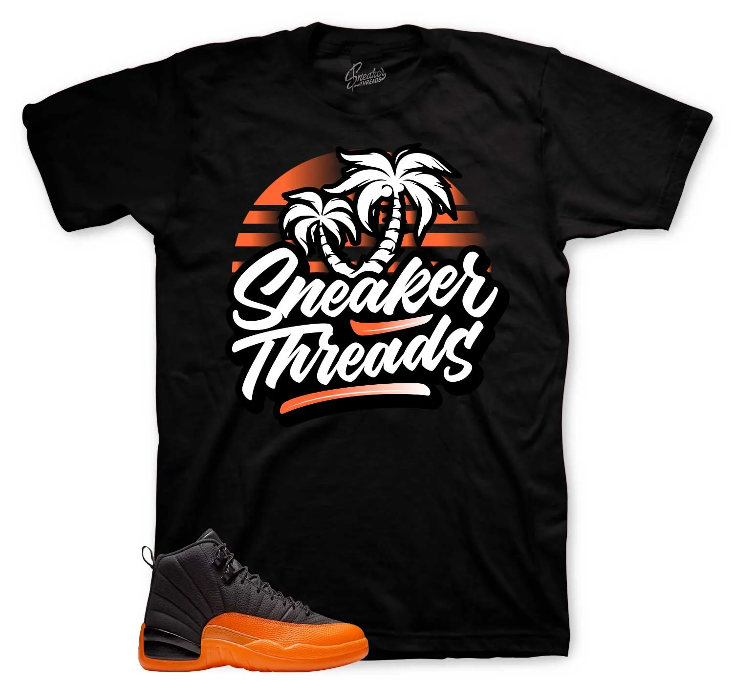 Retro 12 Brilliant Orange ST Palms Shirt