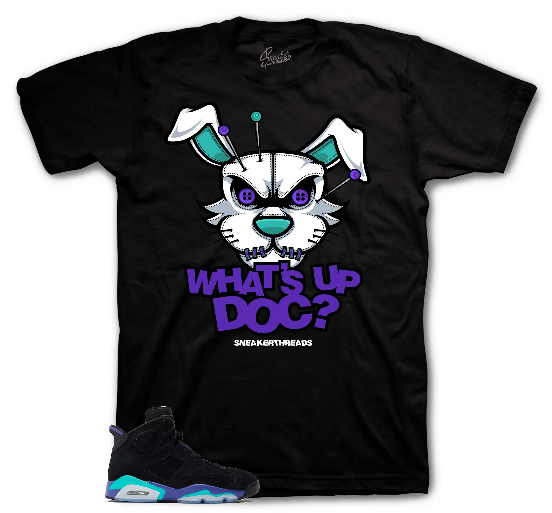 Retro 6 Aqua Killa Rabbit Shirt