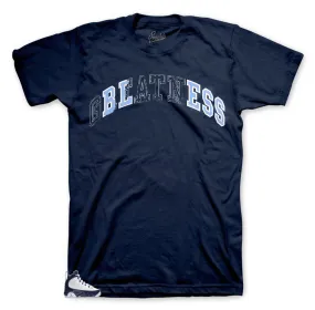 Retro 9 University Blue All Star Shirt - Stitched - Navy