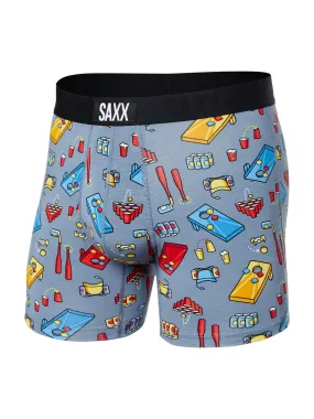 SAXX VIBE BOXER BRIEF- BEER OLYMPICS GRIS