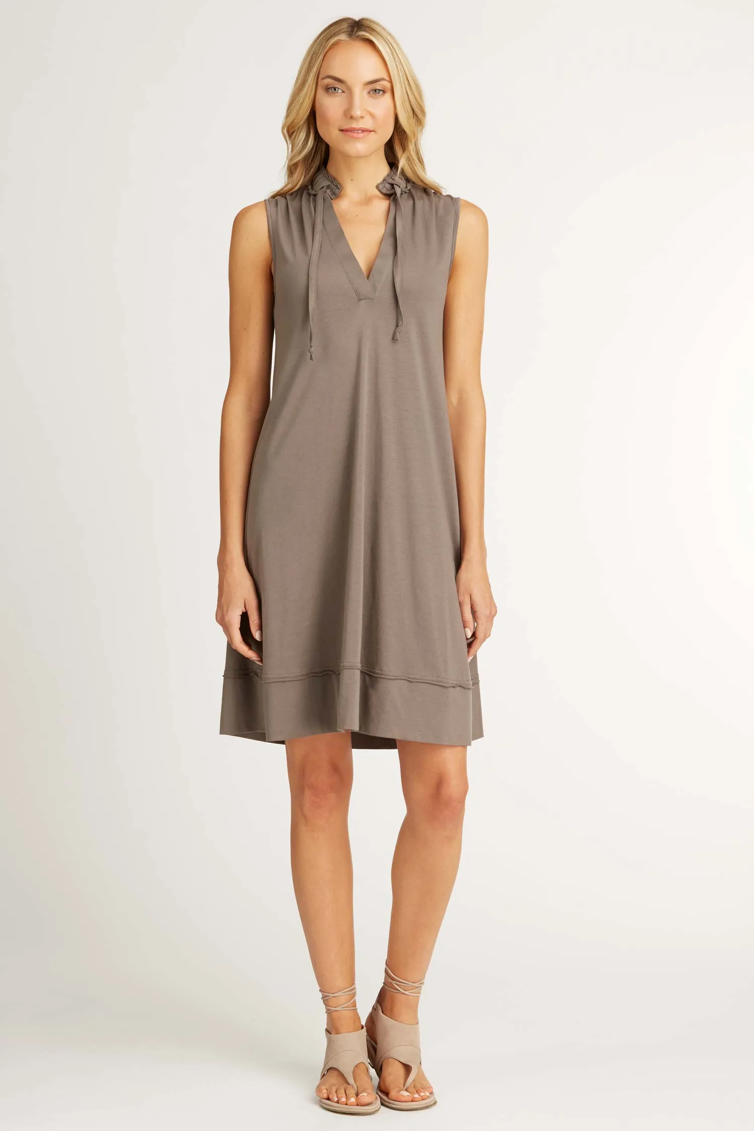 Sleeveless Tunic Dress