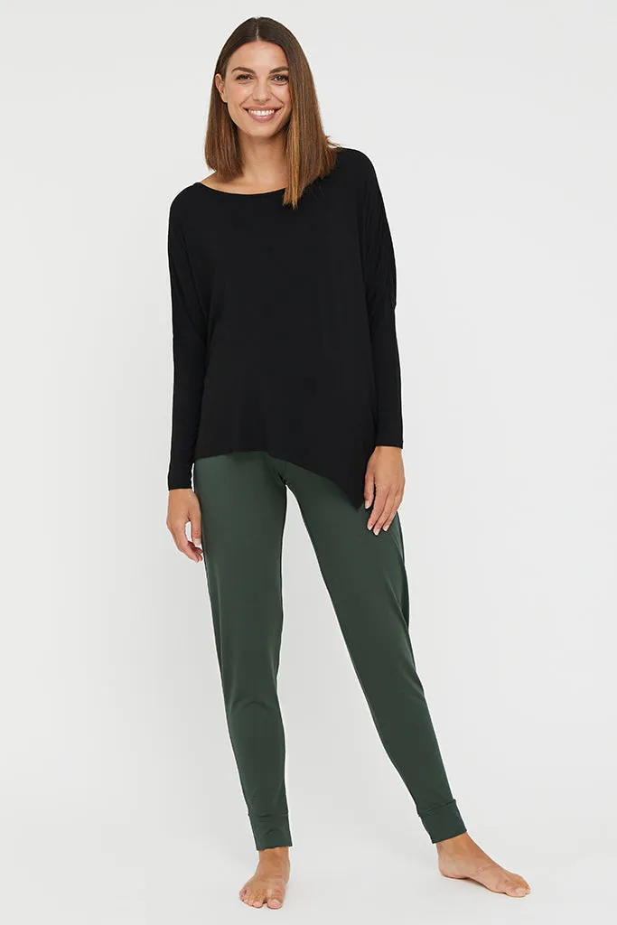 Softline Slouch Pants - Forest