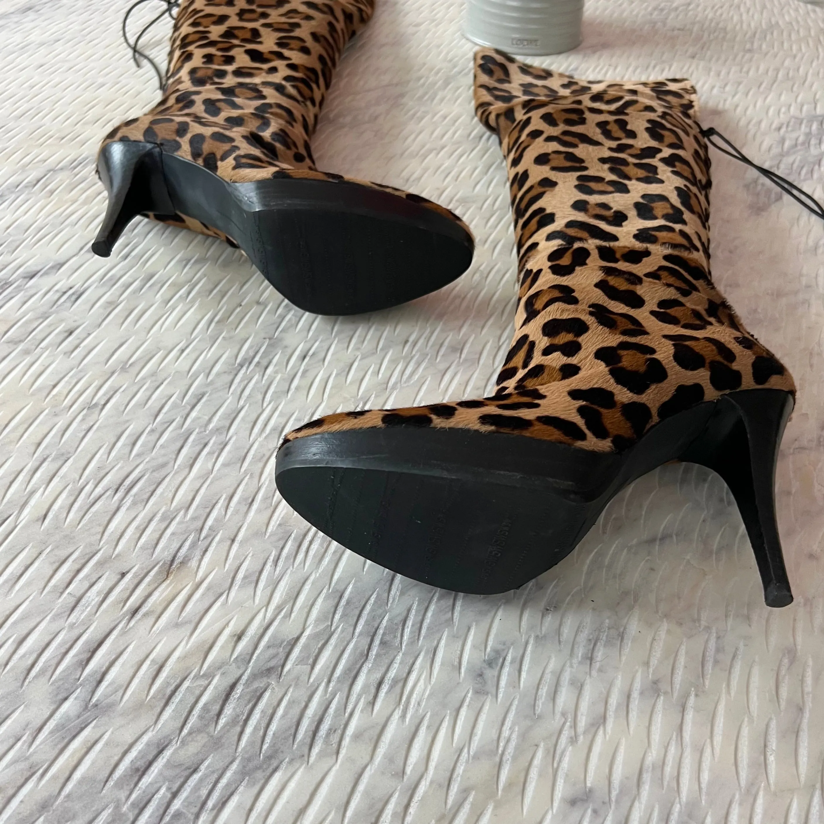 Stuart Weitzman Leopard Boots