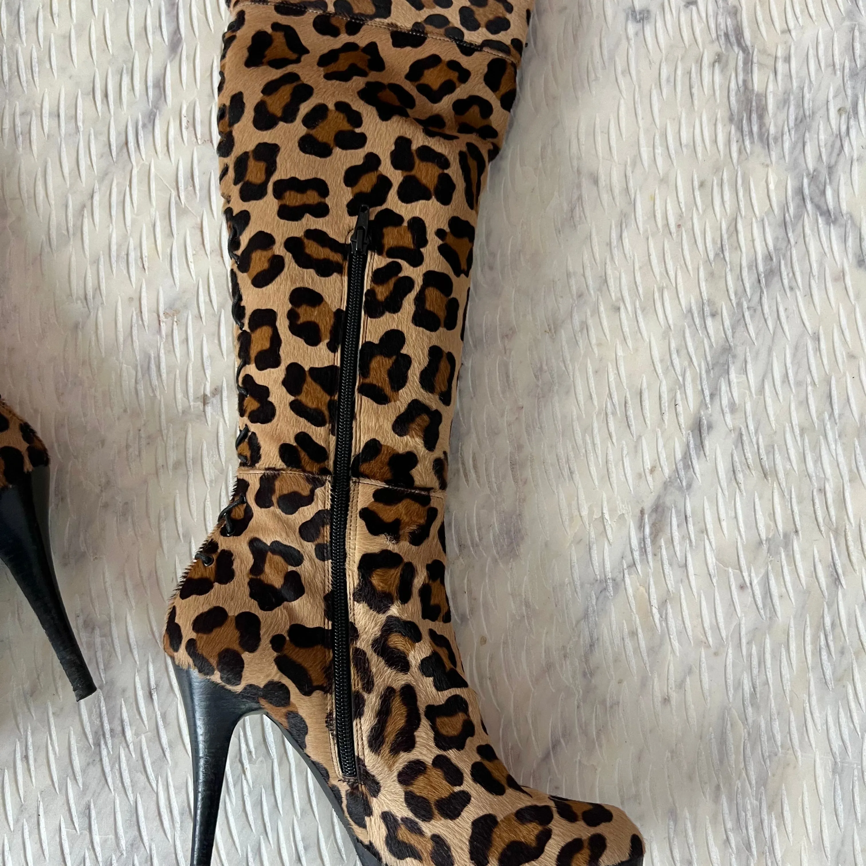 Stuart Weitzman Leopard Boots