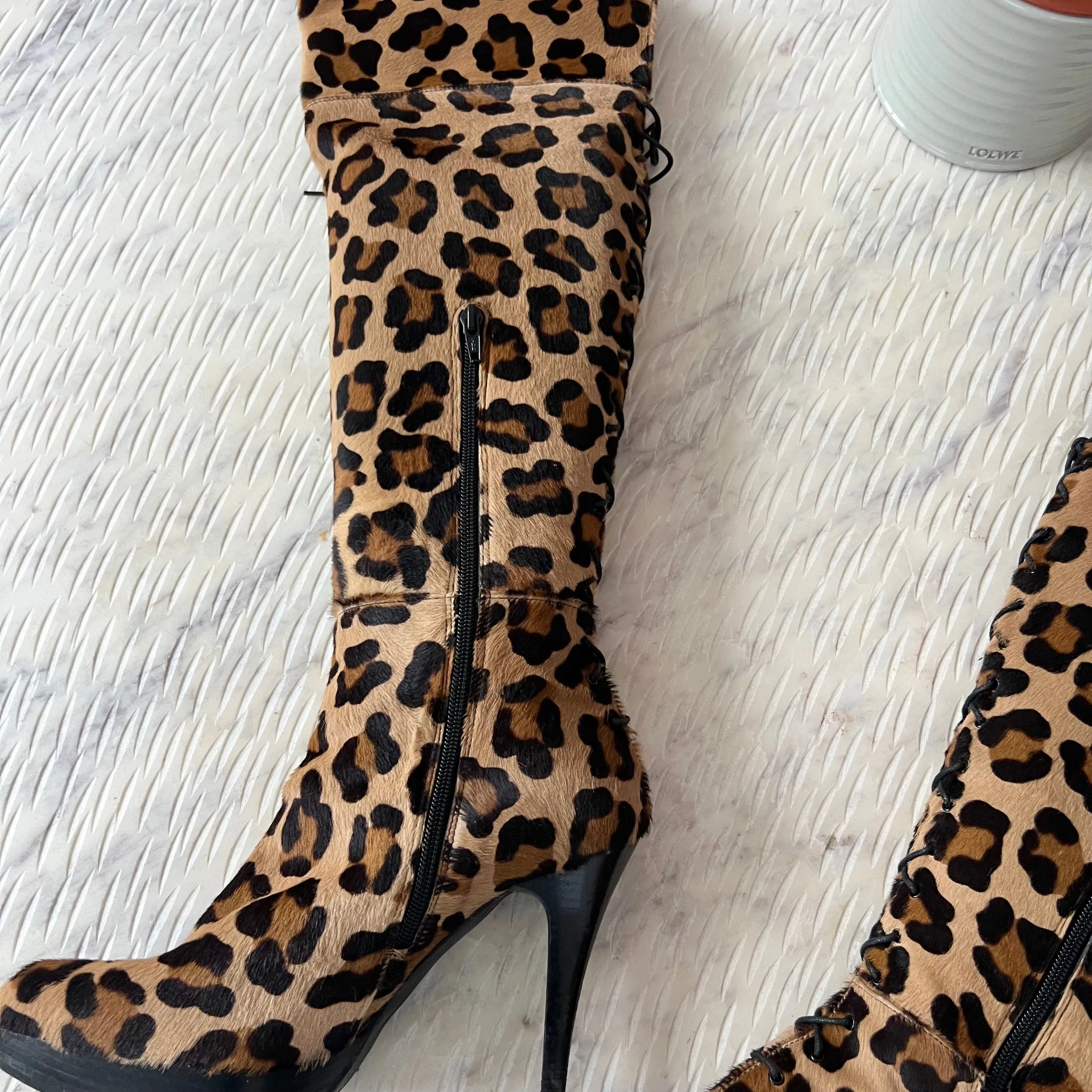 Stuart Weitzman Leopard Boots