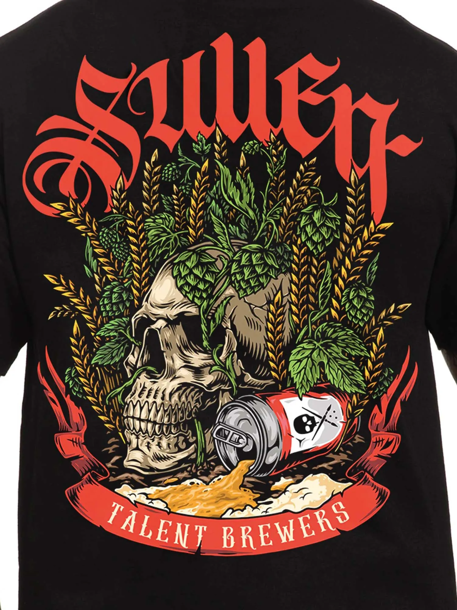 Sullen Men's Barley Skull Short Sleeve Standard T-shirt