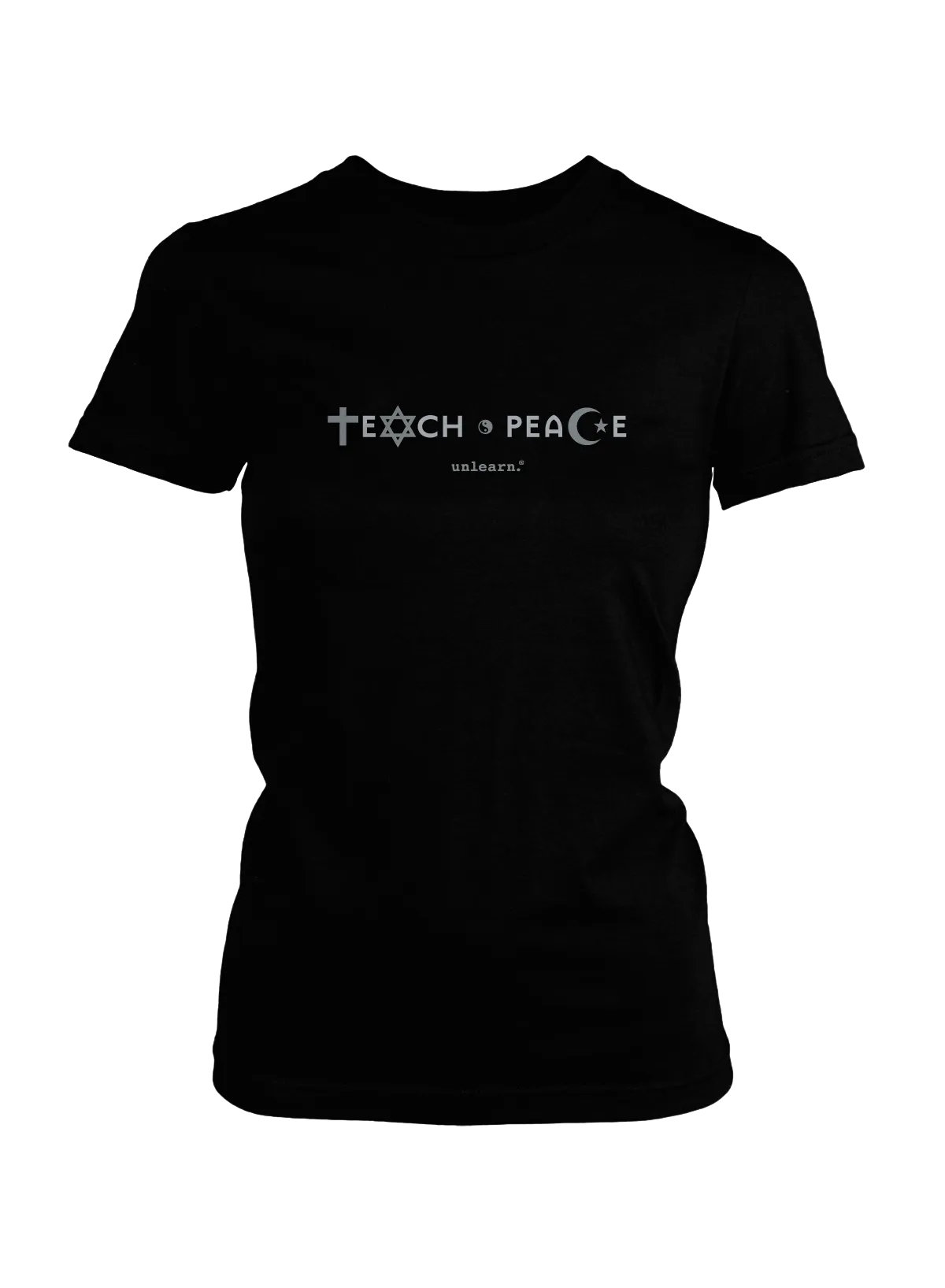 Teach Peace - Women's Fitted T-Shirt