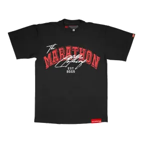 The Marathon Clothing Arch & Script T-Shirt - Vintage Black