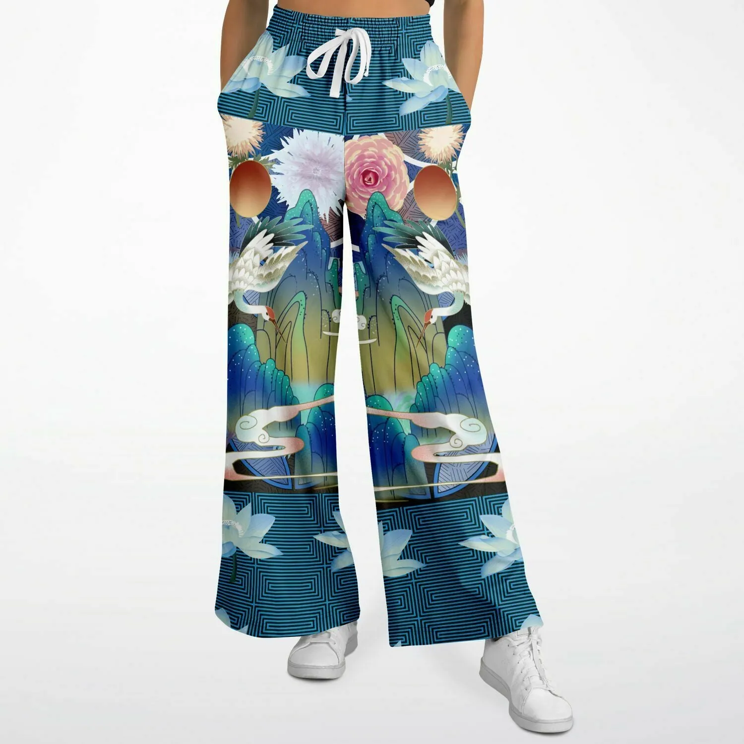 Tokyo Nights Eco-Poly Stretchy Phat Bellbottoms