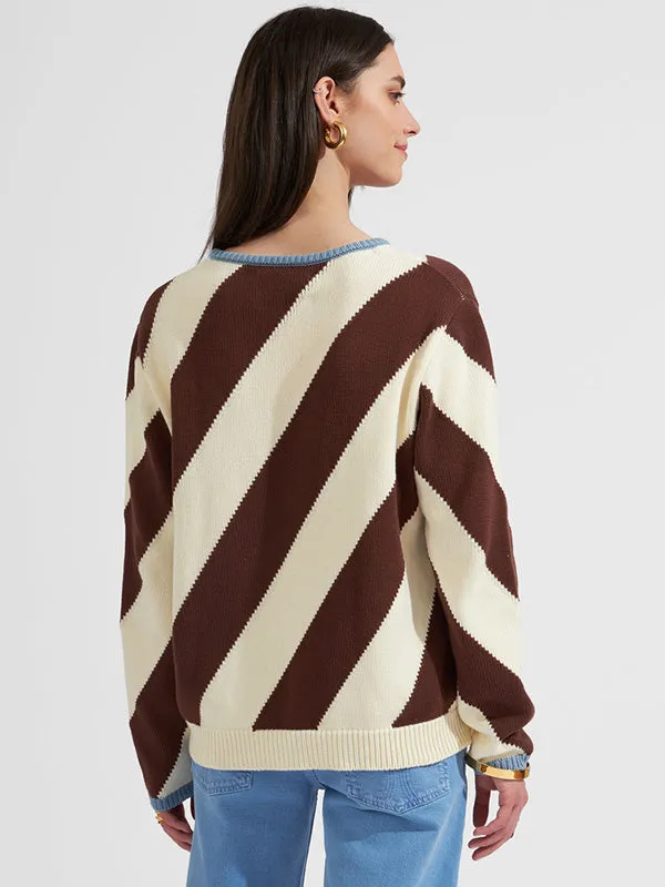 Veneziana Sweater in Chocolate